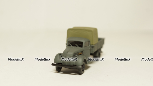 Ford 917 борт с инвентарем, Германия, серый, Herpa/КУМ 1:87 