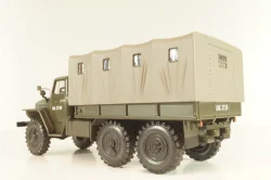 Урал-375Д бортовой с тентом, хаки, PRLLG030, Kultowe ciezarowki №30, Deagostini 1:43