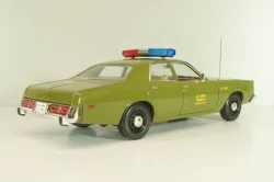 Plymouth Fury Army Police 1978, from move A-Team, green, 19053, Greenlight 1:18