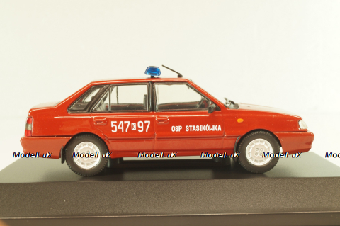 Polonez ATU Plus Straz, fire engine, red,  DeAgostini Legendy FSO #80, 1:43 