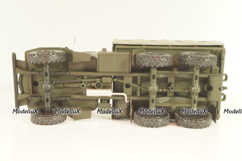 Урал-375Д бортовой с тентом, хаки, PRLLG030, Kultowe ciezarowki №30, Deagostini 1:43