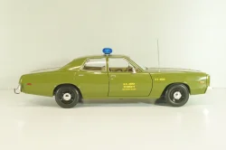 Plymouth Fury Army Police 1978, from move A-Team, green, 19053, Greenlight 1:18