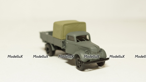Ford 917 борт с инвентарем, Германия, серый, Herpa/КУМ 1:87 