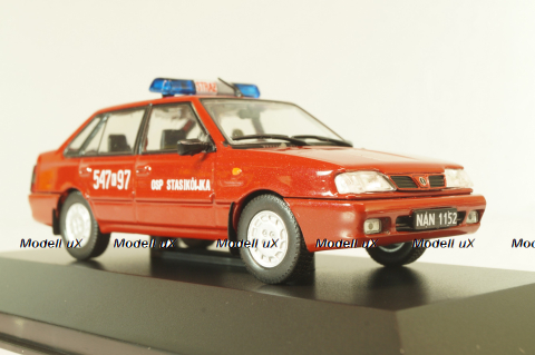 Polonez ATU Plus Straz, fire engine, red,  DeAgostini Legendy FSO #80, 1:43 