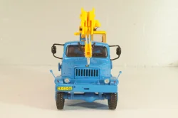 Praga V3S AD 080 1953, crane, blue/yellow, PRLLG072, Kultowe ciezarowki №72, Deagostini 1:43