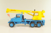 Praga V3S AD 080 1953, crane, blue/yellow, PRLLG072, Kultowe ciezarowki №72, Deagostini 1:43