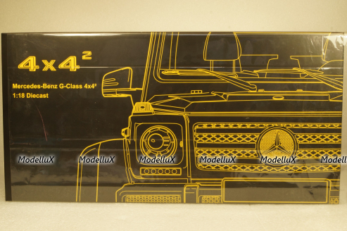 Mercrdes G500 4x4² concept, black, ALM820202, Almost Real 1:18