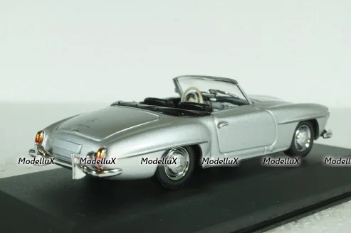 Mercedes 190 SL Cabriolet 1955 silver metallic, 430033151, Minichamps 1:43, Уценка!