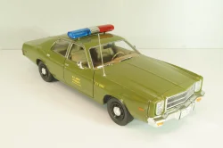 Plymouth Fury Army Police 1978, from move A-Team, green, 19053, Greenlight 1:18