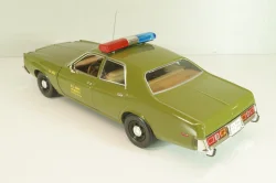 Plymouth Fury Army Police 1978, from move A-Team, green, 19053, Greenlight 1:18