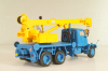 Praga V3S AD 080 1953, crane, blue/yellow, PRLLG072, Kultowe ciezarowki №72, Deagostini 1:43