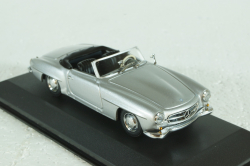 Mercedes 190 SL Cabriolet 1955 silver metallic, 430033151, Minichamps 1:43, Уценка!