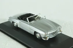 Mercedes 190 SL Cabriolet 1955 silver metallic, 430033151, Minichamps 1:43, Уценка!