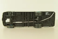 Зис-155 автобус, белый/синий, Наши Автобусы №19, Modimio 1:43 На Запчасти!