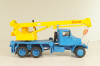 Praga V3S AD 080 1953, crane, blue/yellow, PRLLG072, Kultowe ciezarowki №72, Deagostini 1:43