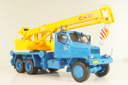Praga V3S AD 080 1953, crane, blue/yellow, PRLLG072, Kultowe ciezarowki №72, Deagostini 1:43