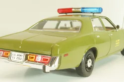 Plymouth Fury Army Police 1978, from move A-Team, green, 19053, Greenlight 1:18