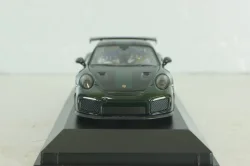 Porsche 911 (991.2) GT2 RS Weissach Package 2018, dark green/silver rims, 413067287, Minichamps 1:43
