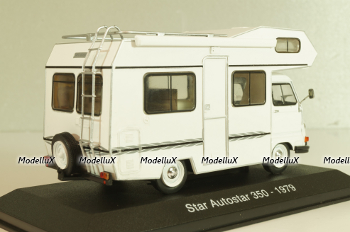 Star Autostar 350 (Renault Estafette) 1979, white, HPC006, Hachette Passion Camping-Cars #6, 1:43