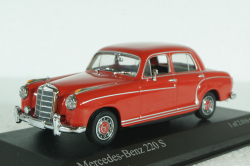 Mercedes 220 S (W180) 1956 red, 430033004, Minichamps 1:43