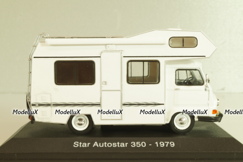 Star Autostar 350 (Renault Estafette) 1979, white, HPC006, Hachette Passion Camping-Cars #6, 1:43