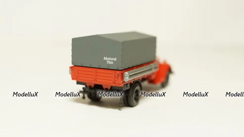 Mercedes 220 S (W180) 1956 red, 430033004, Minichamps 1:43
