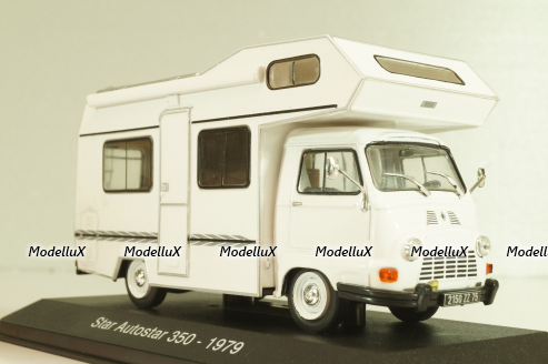 Star Autostar 350 (Renault Estafette) 1979, white, HPC006, Hachette Passion Camping-Cars #6, 1:43