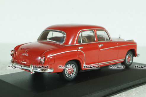 Mercedes 220 S (W180) 1956 red, 430033004, Minichamps 1:43