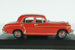 Mercedes 220 S (W180) 1956 red, 430033004, Minichamps 1:43