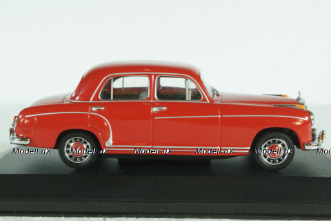 Mercedes 220 S (W180) 1956 red, 430033004, Minichamps 1:43