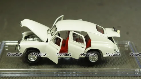 Mercedes 220 S (W180) 1956 red, 430033004, Minichamps 1:43