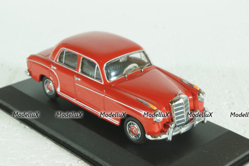 Mercedes 220 S (W180) 1956 red, 430033004, Minichamps 1:43