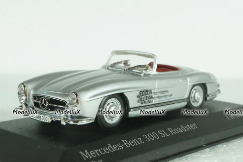 Mercedes 300 SL Roadster 1959 silver metallic, 400039030, Minichamps 1:43