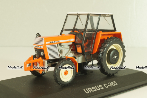 Ursus C-385 1969, orange, Kultowe Traktory #5, Hachette 1:43 На запчасти!