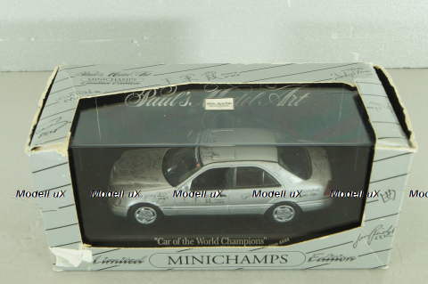 Mercedes C180 (W202) car of the World Champions, Stuttgart 1993, 430032105, Minichamps 1:43 Уценка!