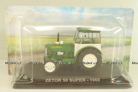 Zetor 50 Super 1966, green, Kultowe Traktory #24, Hachette 1:43