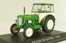 Zetor 50 Super 1966, green, Kultowe Traktory #24, Hachette 1:43