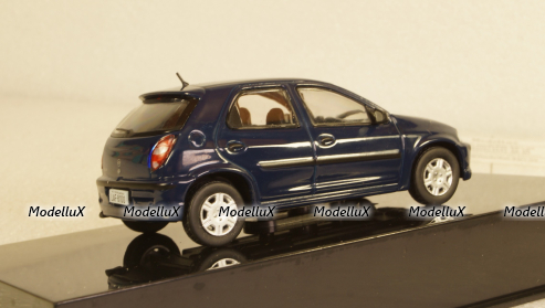 Chevrolet Celta Super 1.4 2006 blue, Altaya 1:43