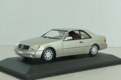 Mercedes-Benz 600 SEC (C140) 1992, silver, 32602, Minichamps 1:43