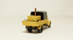 Mercedes Benz L3000, борт с полевой кухней, немецкий Африканский корпус, Herpa/КУМ 1:87 