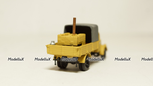 Mercedes Benz L3000, борт с полевой кухней, немецкий Африканский корпус, Herpa/КУМ 1:87 