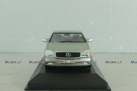 Mercedes-Benz 600 SEC (C140) 1992, silver, 32602, Minichamps 1:43