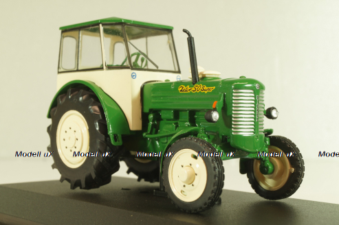 Zetor 50 Super 1966, green, Kultowe Traktory #24, Hachette 1:43