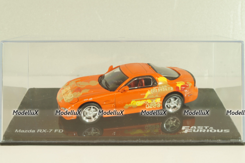 Mazda RX-7 FD (Julius) 1993, Forsage, orange, Fast & Furious #31, Altaya 1:43