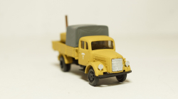 Mercedes Benz L3000, борт с полевой кухней, немецкий Африканский корпус, Herpa/КУМ 1:87 
