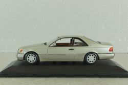 Mercedes-Benz 600 SEC (C140) 1992, silver, 32602, Minichamps 1:43