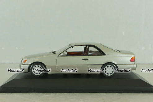 Mercedes-Benz 600 SEC (C140) 1992, silver, 32602, Minichamps 1:43