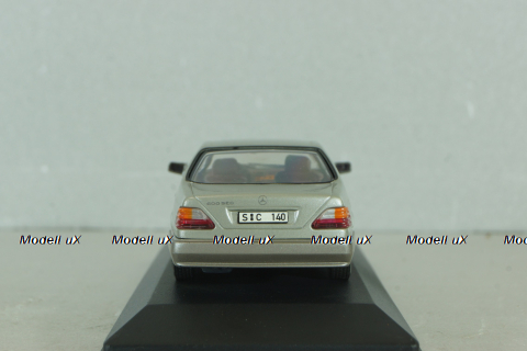 Mercedes-Benz 600 SEC (C140) 1992, silver, 32602, Minichamps 1:43