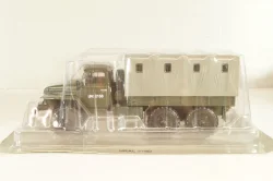 Урал-375Д бортовой с тентом, хаки, PRLLG030, Kultowe ciezarowki №30, Deagostini 1:43