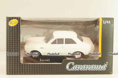 Ford Escort MKI 1967, white, Cararama 1:43